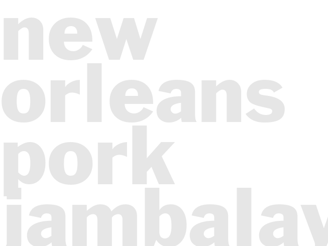 NEW ORLEANS PORK JAMBALAYA 