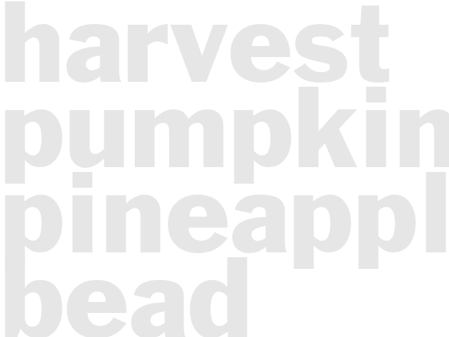 Harvest Pumpkin Pineapple Bead