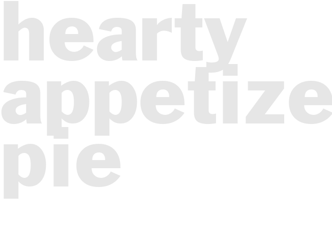 HEARTY APPETIZER PIE