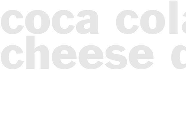 COCA-COLA CHEESE DIP