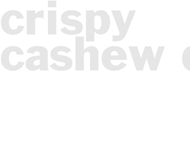 CRISPY CASHEW DIP