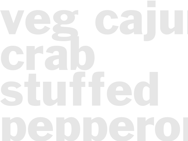 VEG - CAJUN CRAB STUFFED PEPPERONCINI