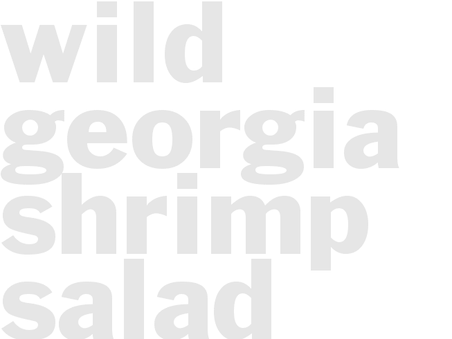 Wild Georgia Shrimp Salad