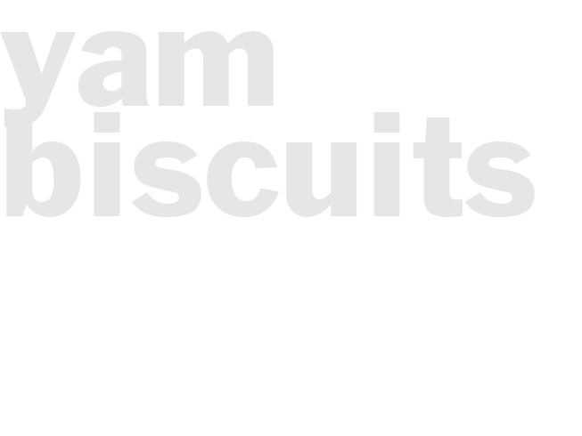 Yam Biscuits