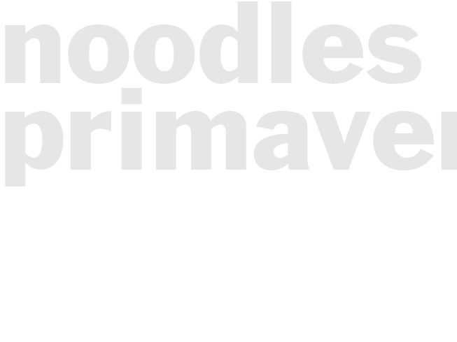 NOODLES PRIMAVERA