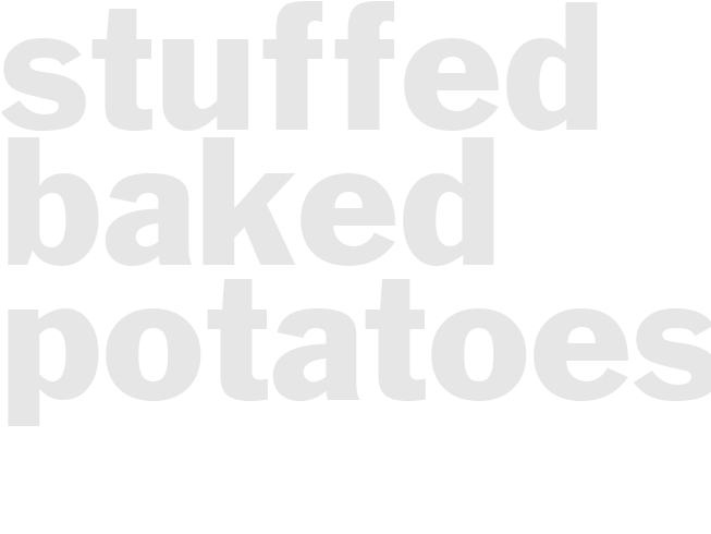 Stuffed Baked Potatoes