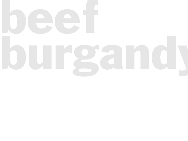 Beef Burgandy