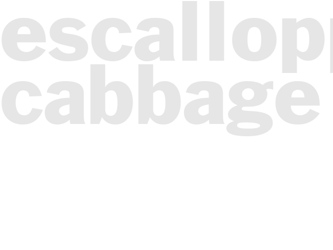 ESCALLOPPED CABBAGE