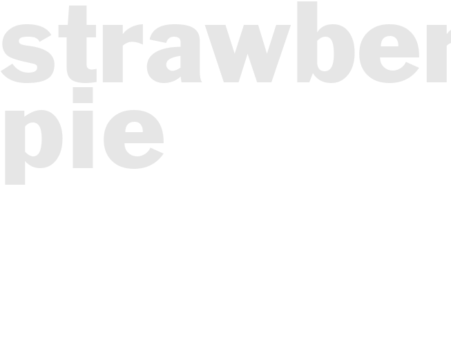 STRAWBERRY PIE