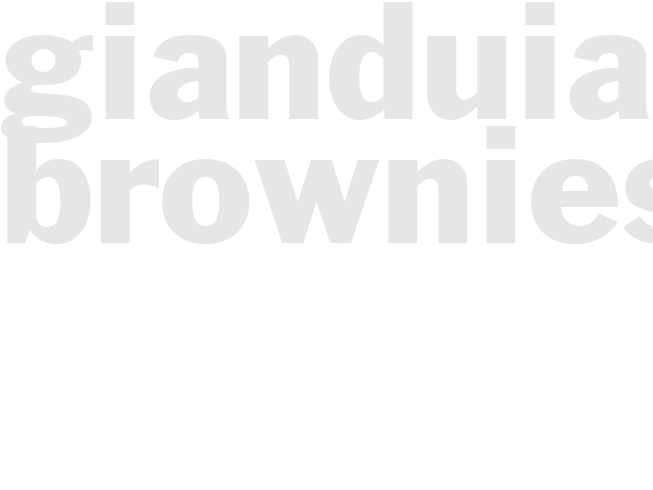 GIANDUIA BROWNIES
