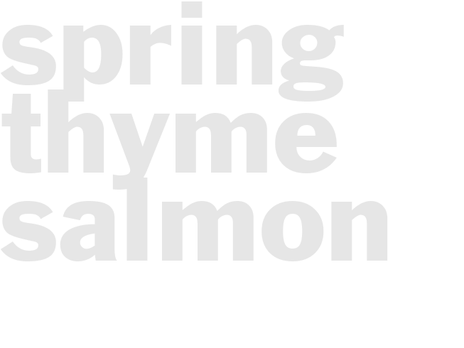 SPRING THYME SALMON