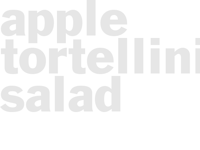 APPLE TORTELLINI SALAD