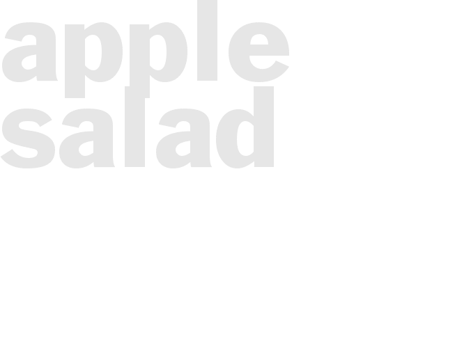 APPLE SALAD