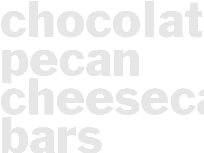 CHOCOLATE PECAN CHEESECAKE BARS