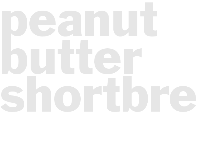 PEANUT BUTTER SHORTBREADS