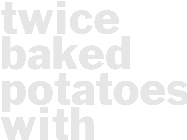 TWICE BAKED POTATOES WITH SHRIMP