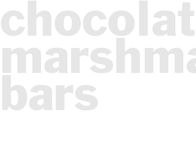 CHOCOLATE MARSHMALLOW BARS