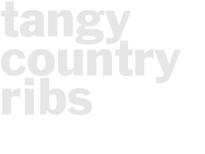 TANGY COUNTRY RIBS