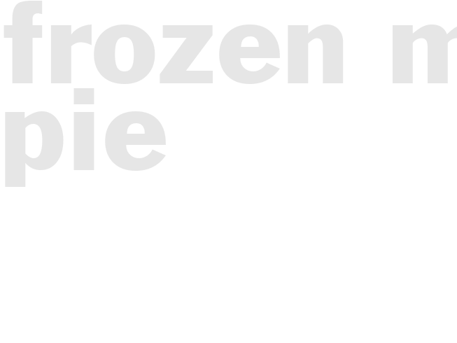 FROZEN MUD PIE