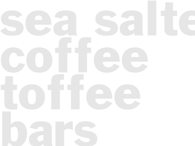 SEA SALTED COFFEE TOFFEE BARS