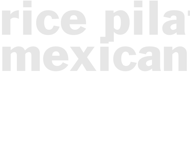 RICE - PILAF MEXICAN