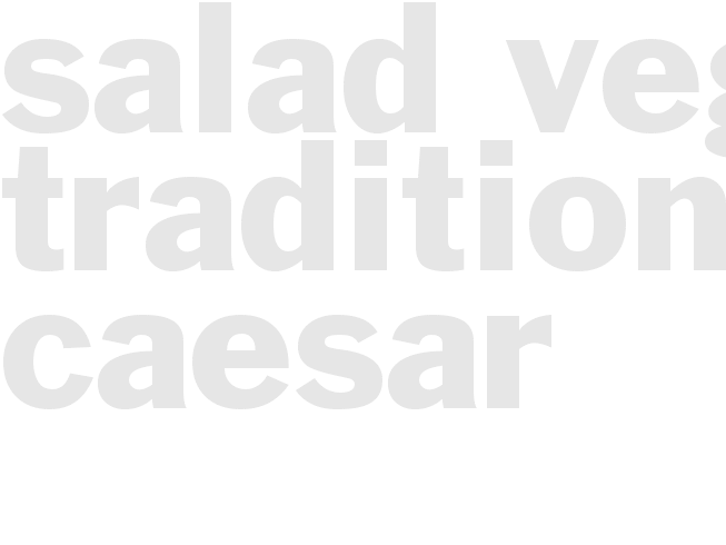 SALAD - VEG - TRADITIONAL CAESAR