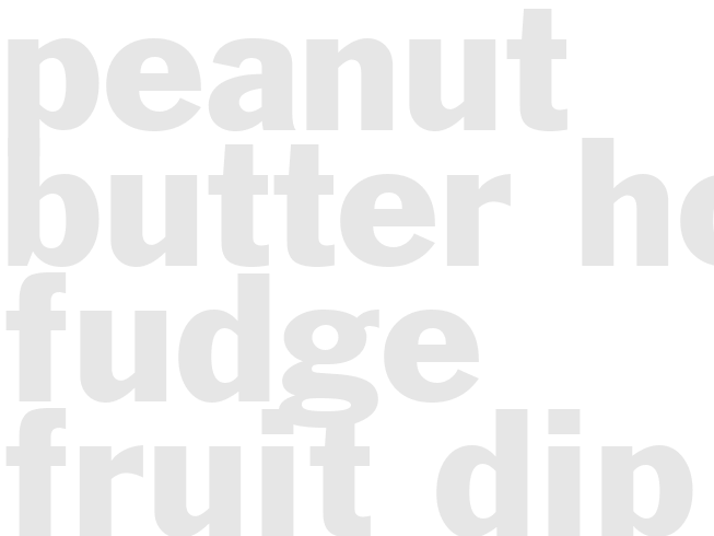 PEANUT BUTTER HOT FUDGE FRUIT DIP