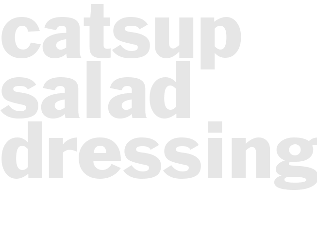 Catsup Salad Dressing