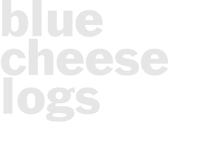 BLUE CHEESE LOGS