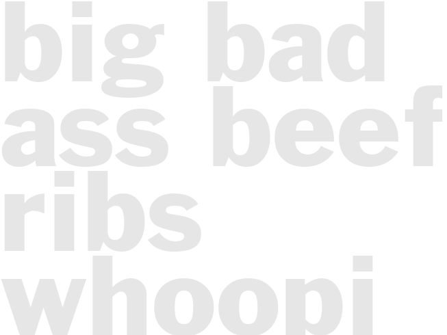 BIG BAD ASS BEEF RIBS - Whoopi Goldbergs