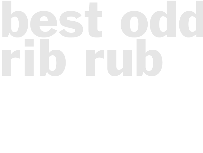 BEST ODDS RIB RUB