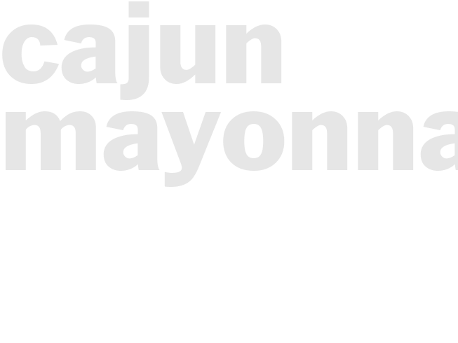 CAJUN MAYONNAISE