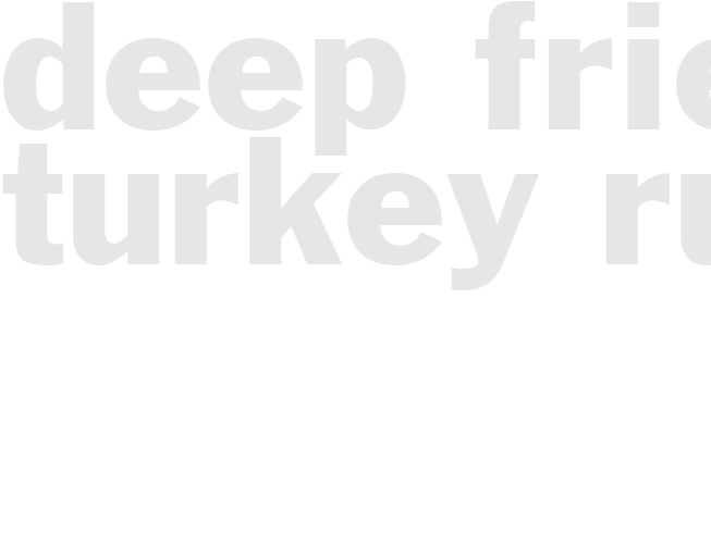 DEEP FRIED TURKEY RUB