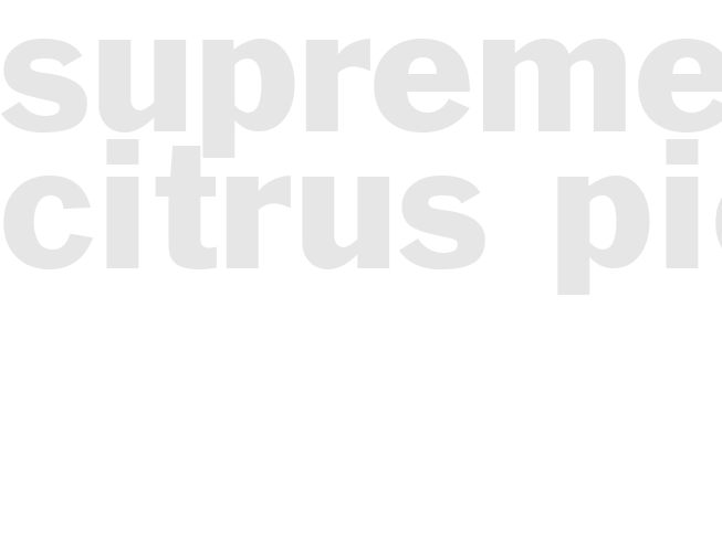SUPREME CITRUS PIE
