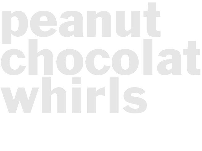 PEANUT CHOCOLATE WHIRLS