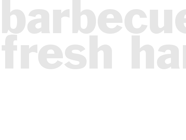 BARBECUED FRESH HAM