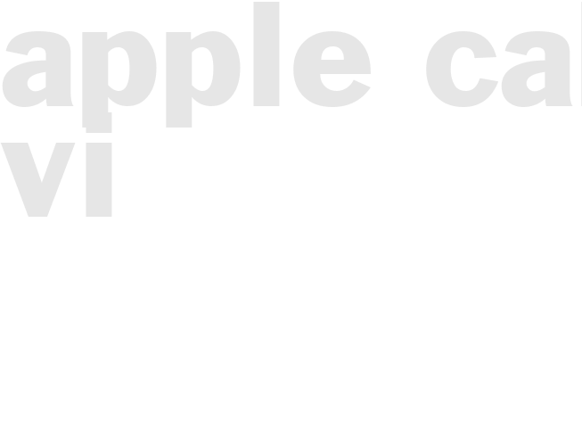 APPLE CAKE VI