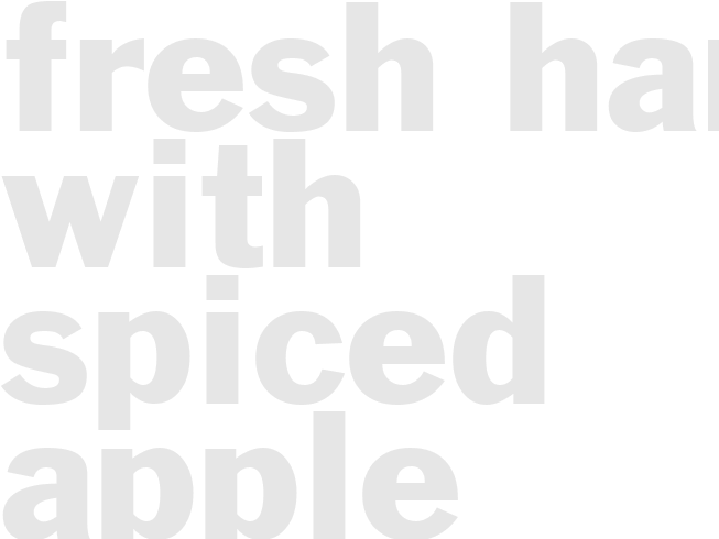FRESH HAM WITH SPICED APPLE GLAZE