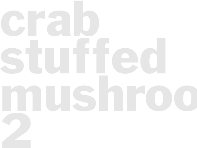 CRAB STUFFED MUSHROOMS 2