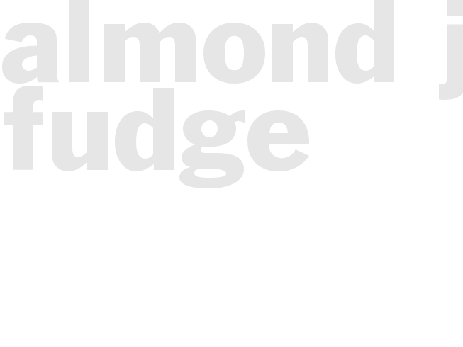 ALMOND JOY FUDGE 
