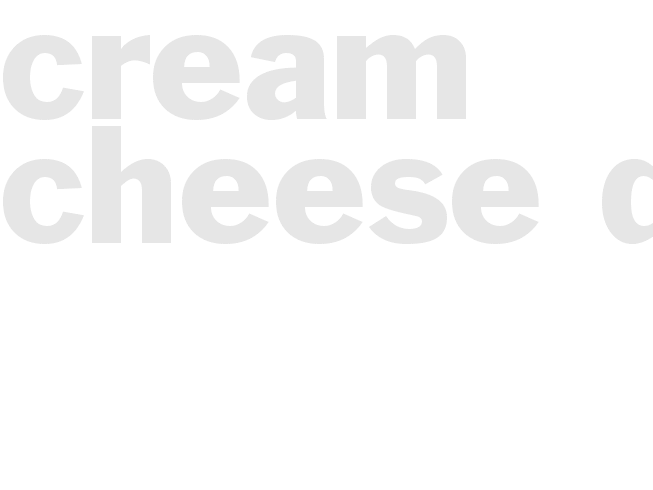 CREAM CHEESE DIP