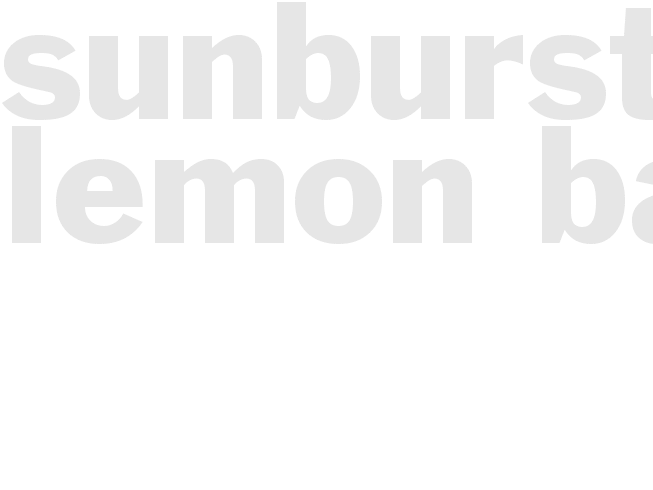 SUNBURST LEMON BARS