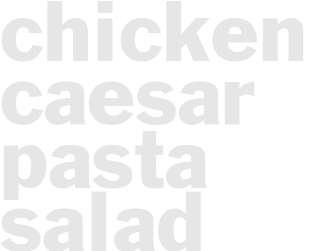 CHICKEN CAESAR PASTA SALAD
