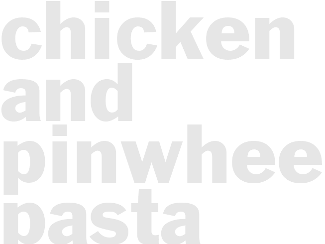 CHICKEN AND PINWHEEL PASTA
