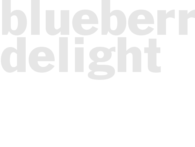 BLUEBERRY DELIGHT