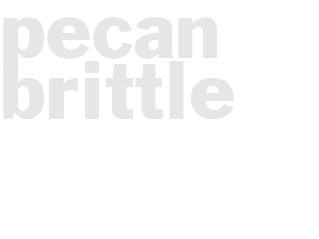 PECAN BRITTLE 