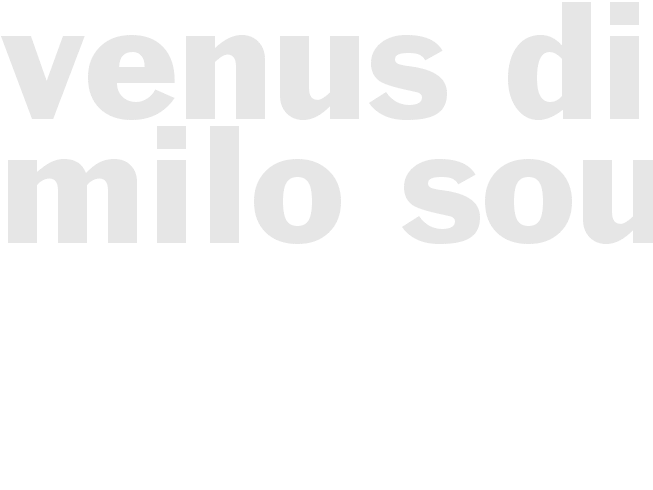 VENUS DI MILO SOUP