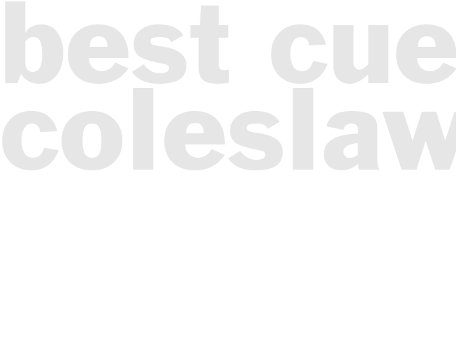BEST CUE COLESLAW
