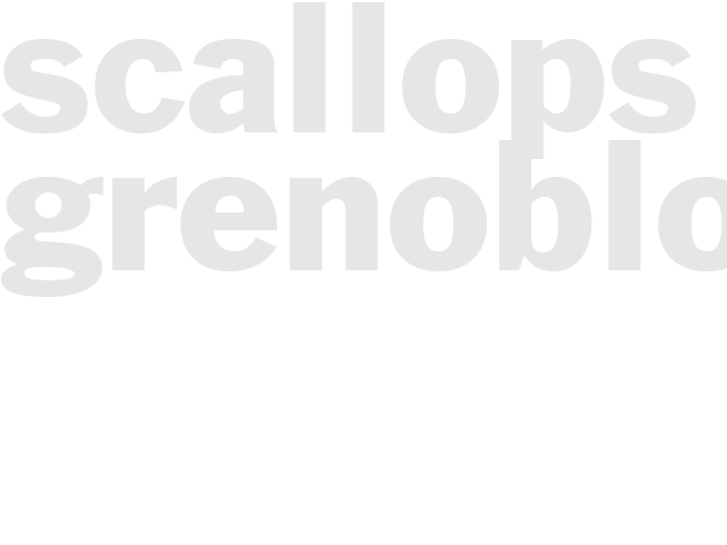 SCALLOPS GRENOBLOISE