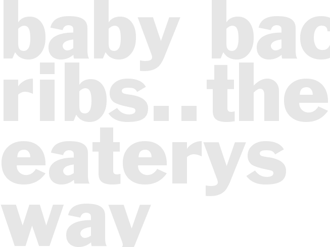 Baby Back Ribs..The Eaterys Way 